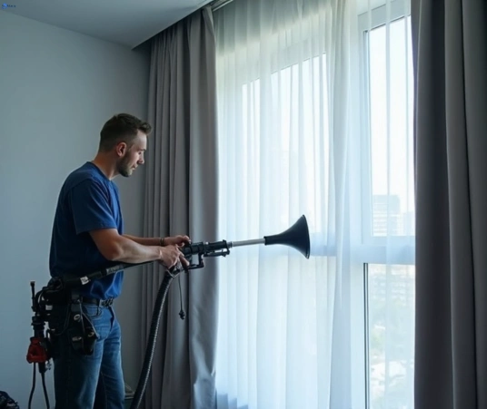 Professional curtain stain removal process equipment Matty Curtain Cleaning eumundi