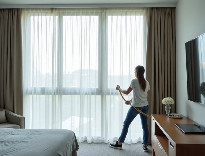 Eumundi Sheer Curtain Cleaning